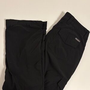 Fleece-Lined Black Pants - 0